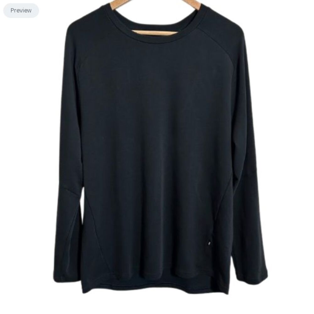 ON Cloud Running Men's Long Sleeve Focus Long-T Shirt M Black Cotton Blend